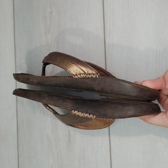 Olukai Womens Haiku Sandals Flip Flop Flats shoes sz 6 - Picture 9 of 13